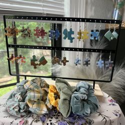 Mystery Puzzle Piece Earrings 