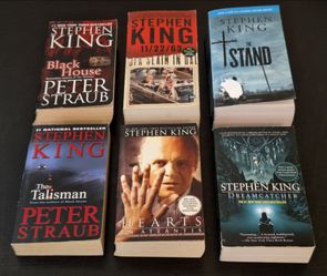 STEPHEN KING PAPERBACK BOOK BUNDLE - 6 BOOKS