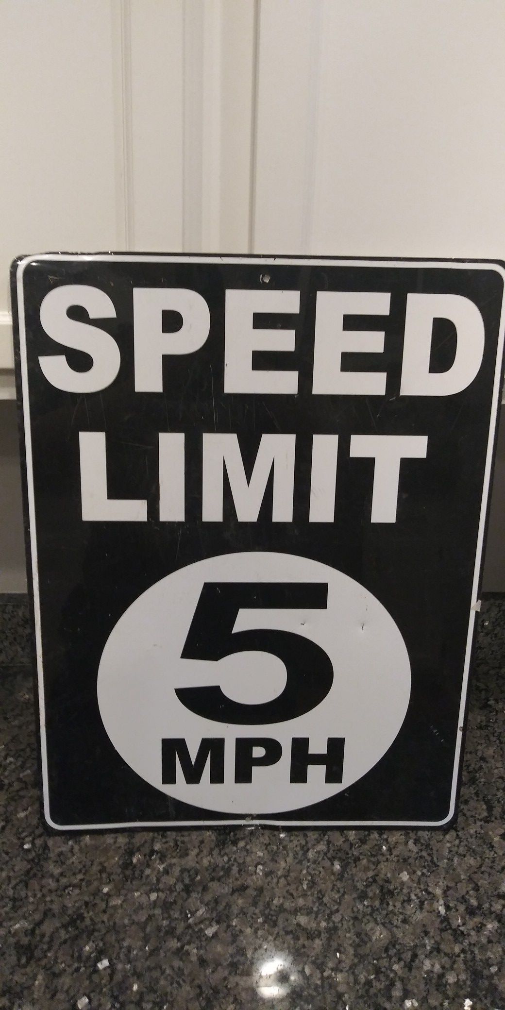 Speed Limit traffic sign 24 x 18