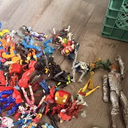 Lot Full Of Marvel, DC and Misc. Figures