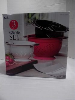 MU 3 Colander Set