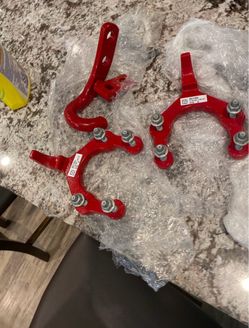 JL Red front Tow Hooks