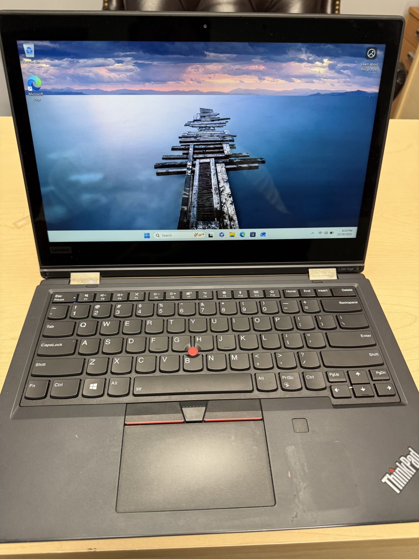 Lenovo Laptop L390 Yoga I5-8th Gen 8gb Ram 256gb Ssd