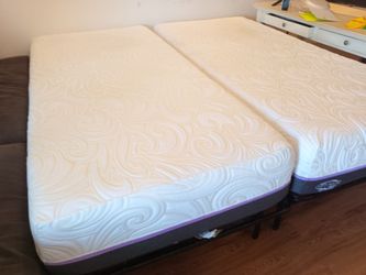 King bed with frame