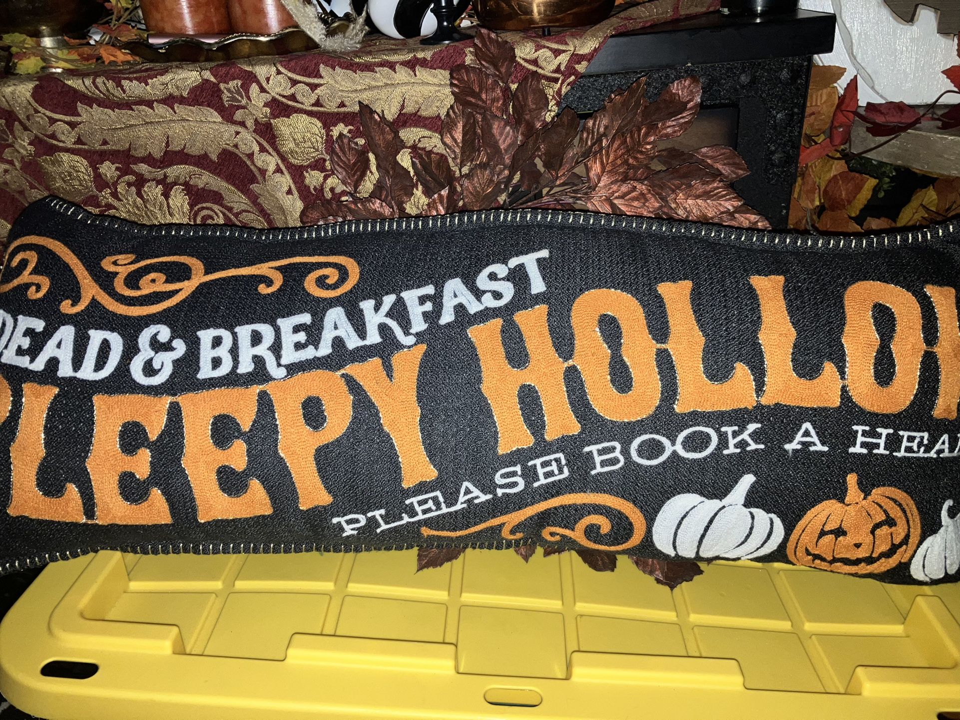 Long Halloween Pillow