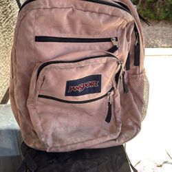 Pink Jansport Backpack 