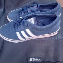 Blue & White Adidas Men's Size 10.5 Shoes