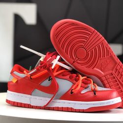 Nike Dunk Low Off White University Red 24