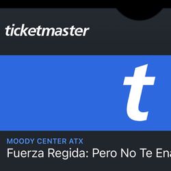 2 Fuerza Regida Concert Tickets (Austin TX)