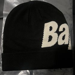 BAPE Knit Beanie Black