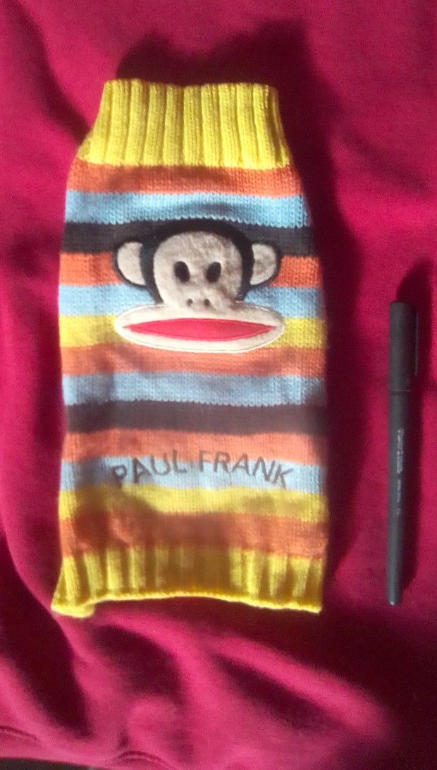 Cute Paul Frank Doggie Sweater