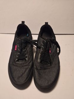 Levi's Black Denim Low-Top Sneakers Men's 9.5