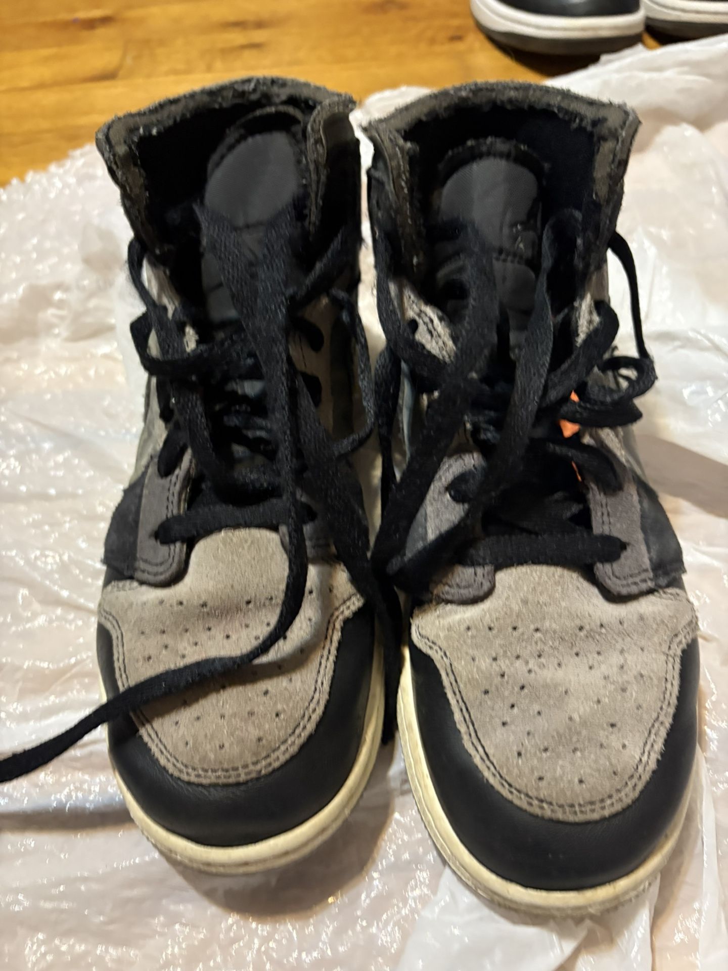 Kids 5.5 High Jordan 1 Inside Out Black