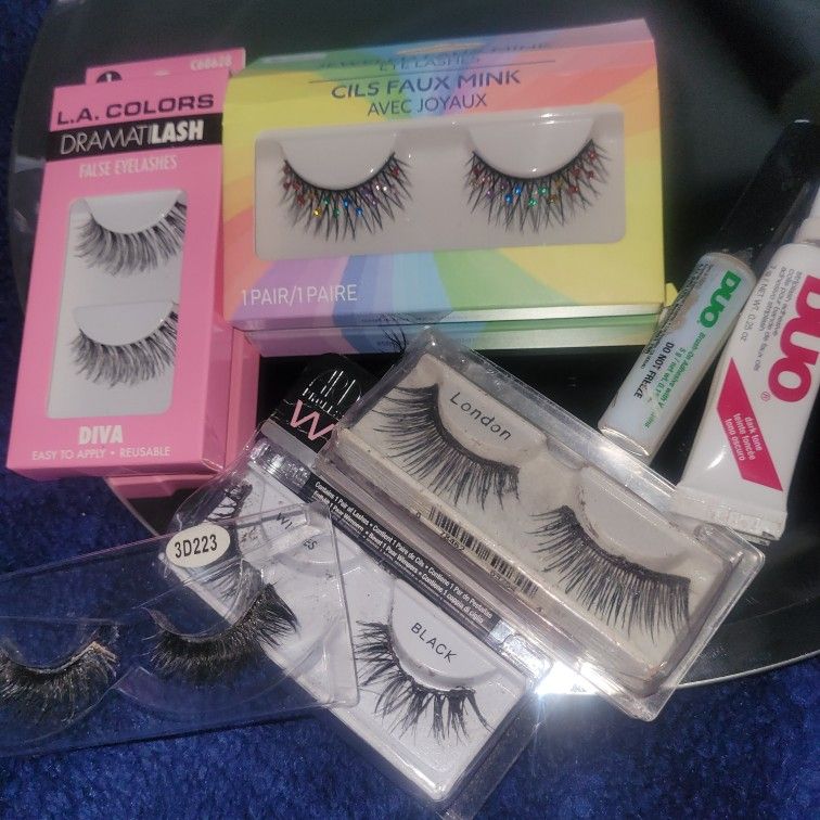 Eyelashes & GLUE ALL