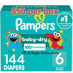 Pampers Baby Dry Size 6 Jumbo Box