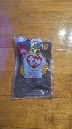 New 1998 McDonald’s TY Zip Toy Animal $10