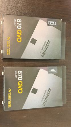8TB Samsung 870 QVO 2.5” SATA III SSD