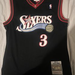 allen iverson hard wood classic jersey size M