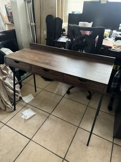 Brown Desk
