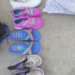 Size 4 Girls Shoes Lightly Used