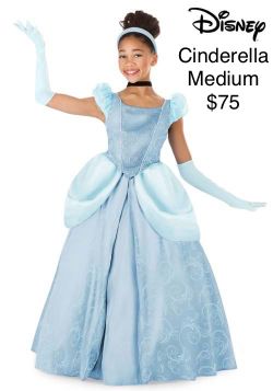 Girls deluxe Cinderella costume (medium)