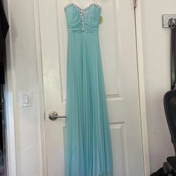 Light Blue Prom Dress (Formal Dress)