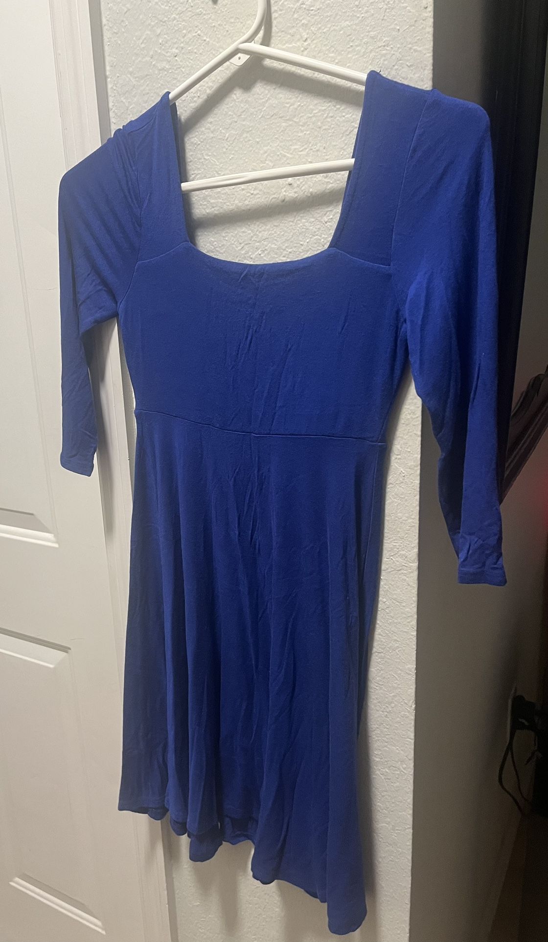 Square Neck Mini Skater Dress