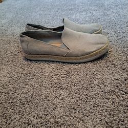 Tom's Womens Suede Slip Ons Size 9