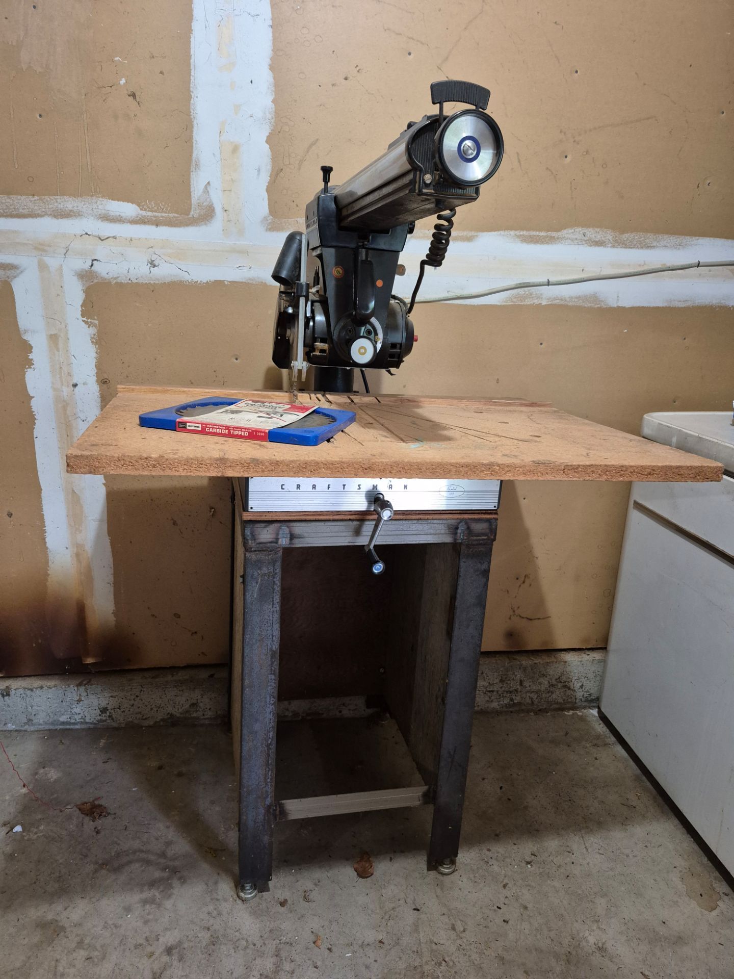 Radial Arm Saw, Blade, Dado Set, and Manual
