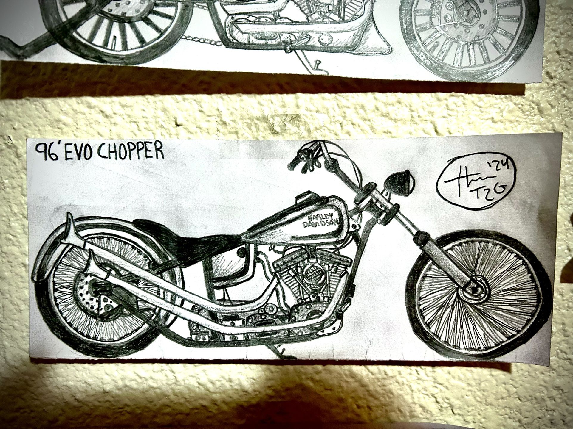 Custom One Off Bic Pen Drawing 
