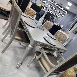 🙋‍♀️ 7pc Dining Table Chairs 👉Furniture Sectional, Queen Bedroom, Bunk Beds Avail 