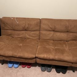 Brown Futon (Adjustable )