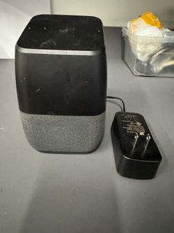 Insignia Voice Smart Speaker Black Wi-Fi USB Google Assistant /Power Adapter