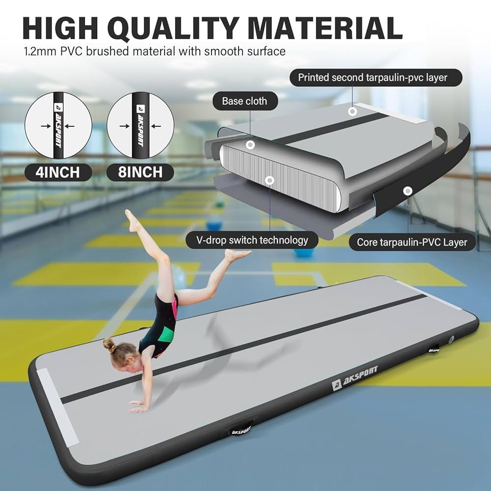 AKS Sport workout Mat Inflatable  New 