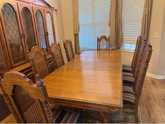70’s Era Solid Wood Dining Set