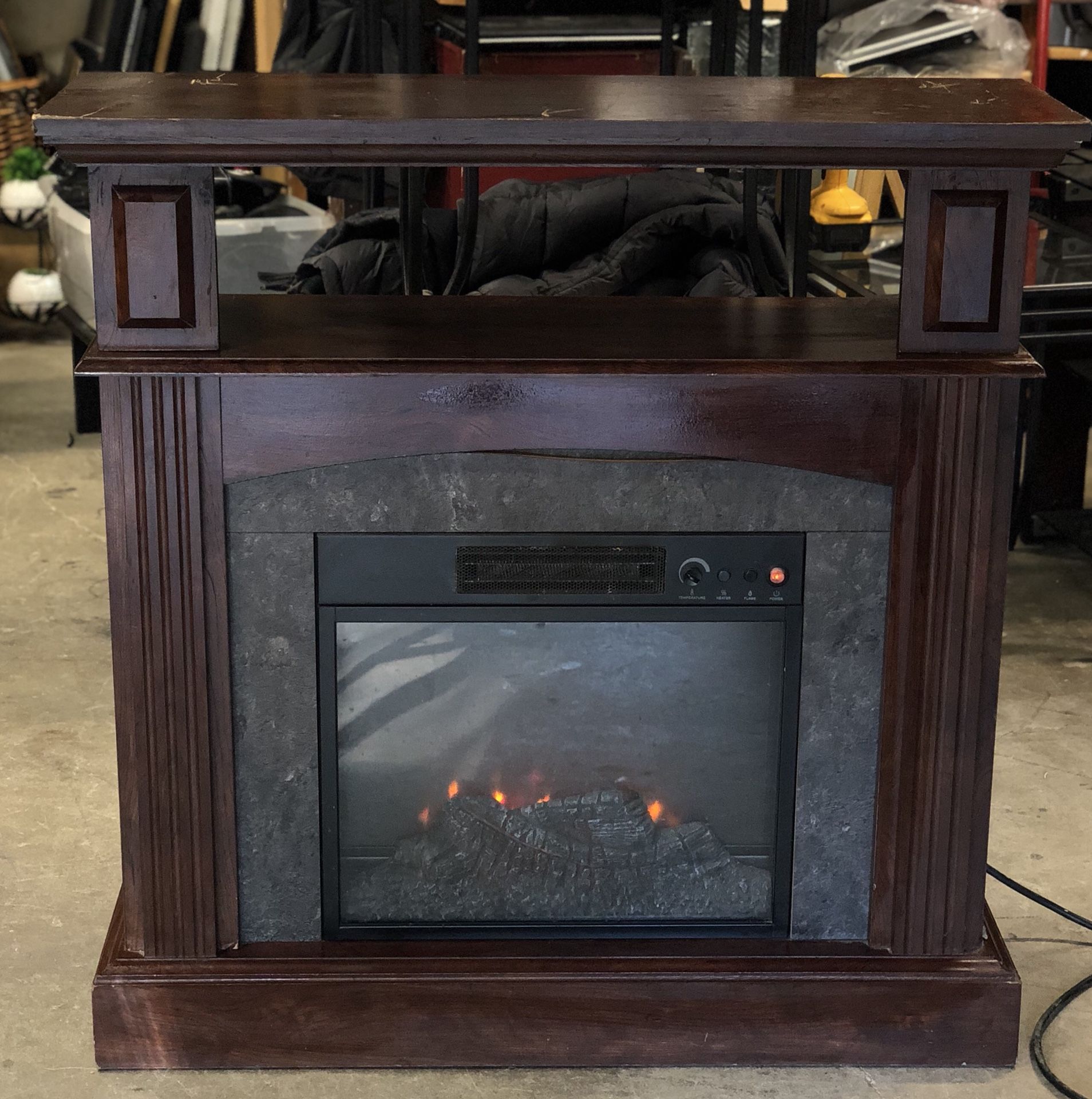 36" wide Prokonian Electric Fireplace SP18-1705-LED Space Room Heater