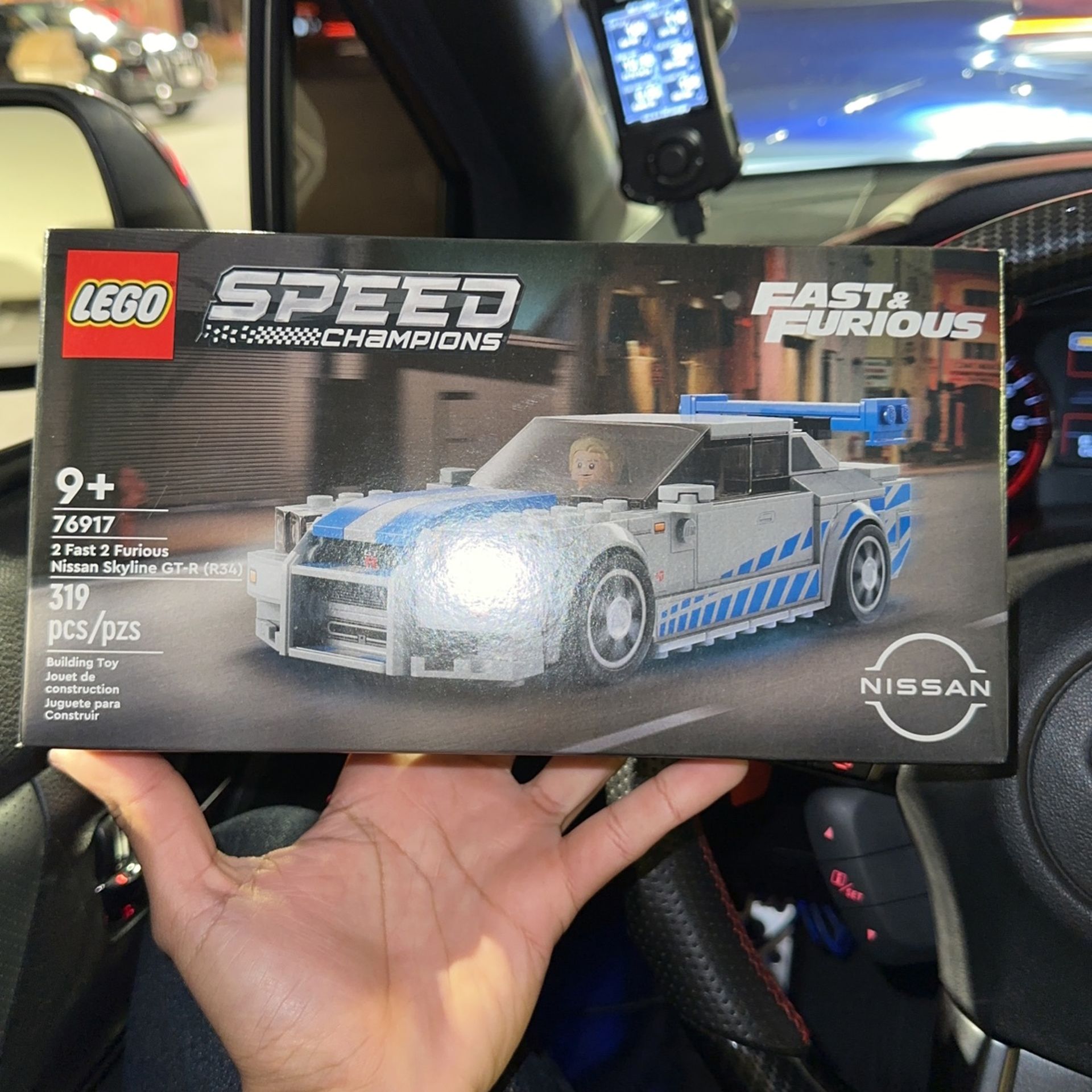 Speed Champions Lego Paul Walker GTR R34