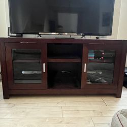 55”-65” TV Entertainment Center & Matching End Table