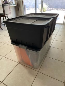 Totes Full of Halloween Decorations