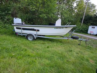 Sorense boat 17ft x6.5 new motor 175hp evinrude  9hp trolling motor