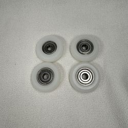 White Wheels With Bearings