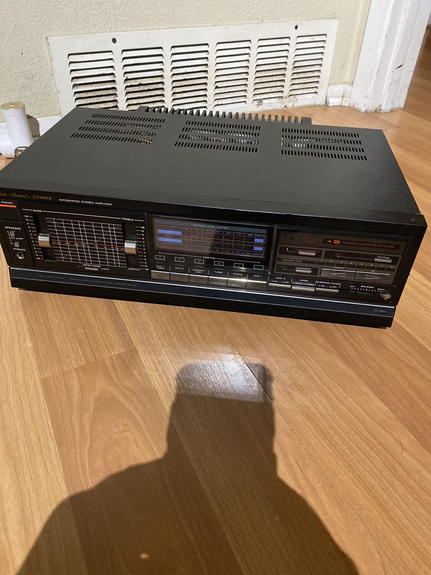 Vintage fisher ca-885 stereo amplifier (not working)