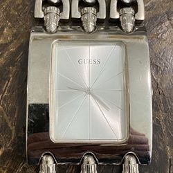 Guess Watches Ladies Heavy Metal Womens Analog Quartz Watch with Stainless Steel Bracelet W1274L1