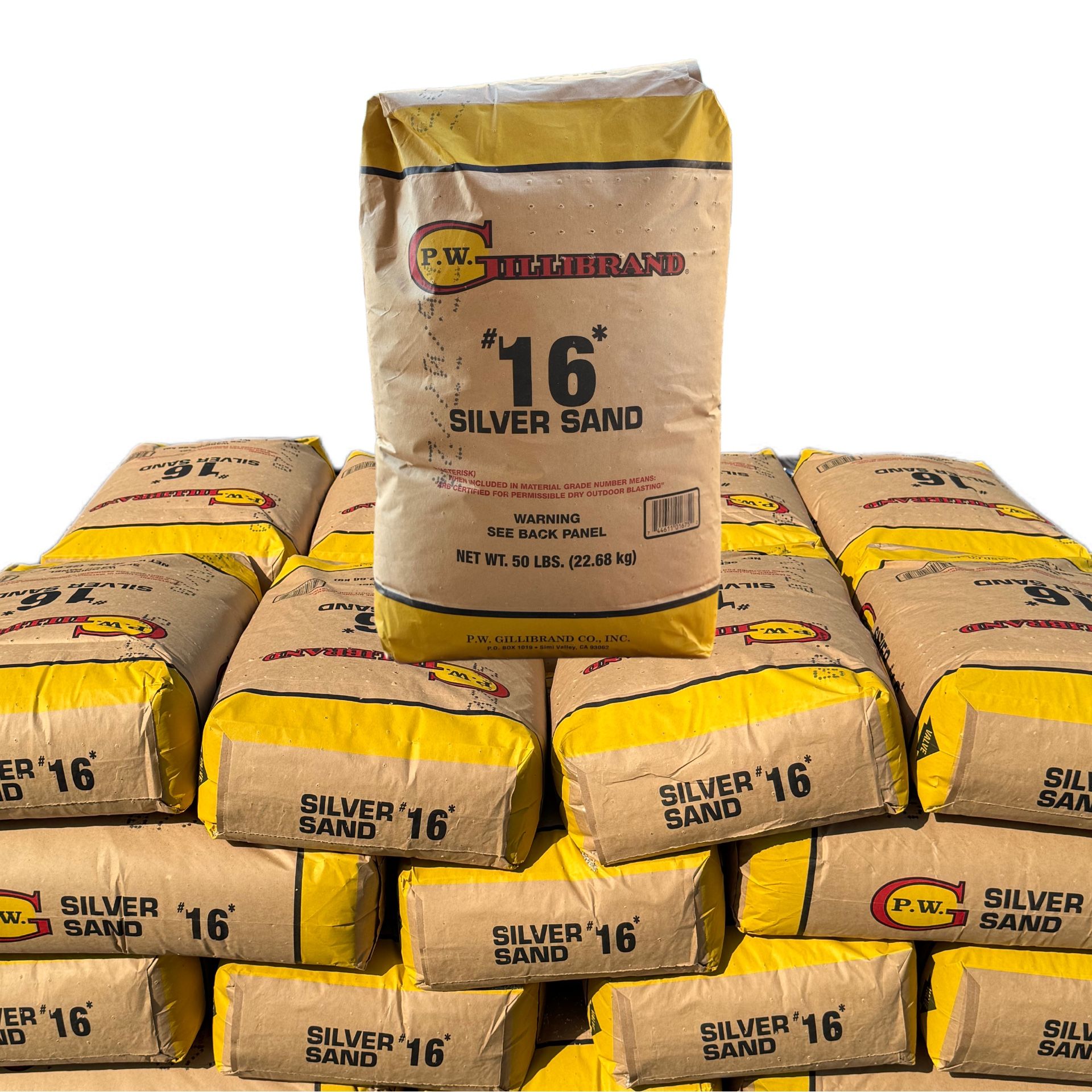#16 Grit Industrial Silica Sand (50 lbs)