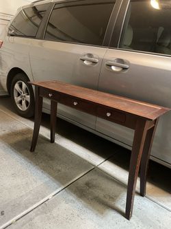 Solid Wood Console Hallway Long Table