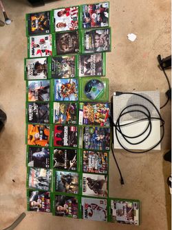 Xbox one s with games