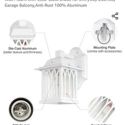 Aluminum Outdoor Wall Light