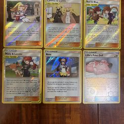 Pokemon Cosmic Eclipse Trainer/Tag Team Reverse Rare Holo Lot of 6! NM/M