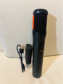 JBL Original Wireless Microphone + Dual Channel Receiver & Charger— Clear Vocals, Karaoke & DJ Ready