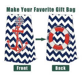 24 Pack Nautical Goodie Bags